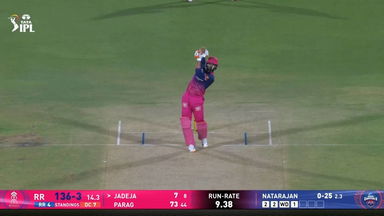 IPL 2026 M43: RR vs DC - Ravindra Jadeja Six