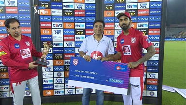 M22: KXIP vs SRH – Man of the Match – KL Rahul