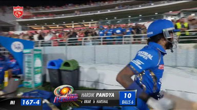 M33: PBKS vs MI – Hardik Pandya Wicket