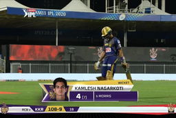 M28: RCB vs KKR – Kamlesh Nagarkoti Wicket
