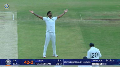 Duleep Trophy 2026 SF2, SZ vs NZ, Day 2 (Session 1): Match Highlights