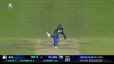 IND vs SL 2023, 2ND T20I: Axar Patel  Six