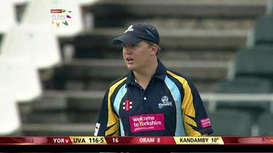 Q1: YOR vs UVA – Oram c Ballance b Patterson