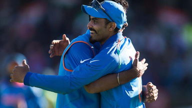 WATCH OUT! Ravindra Jadeja on the field