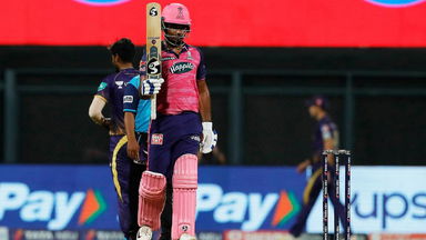 Captain Sanju Samson’s measured 54 (49)