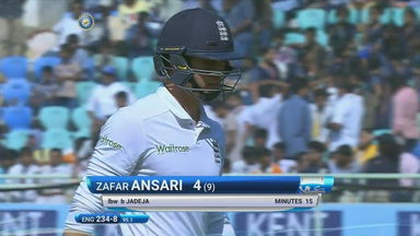 IND vs ENG 2016 - 2nd Test, day 3 : Zafar Ansari Wicket