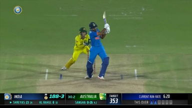 IND vs AUS 2023-24, 3RD ODI: Shreyas Iyer Six
