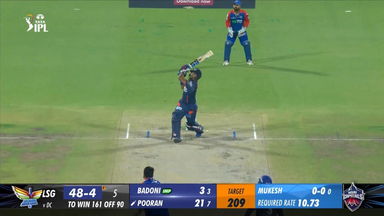 M64: DC vs LSG – Nicholas Pooran Six