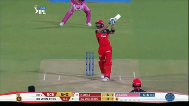 M49: RCB vs RR – Virat Kohli Six
