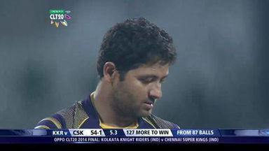 CLT20 2014 M23: KKR vs CSK –   Super Sixes