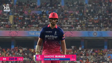 IPL 2026 Eliminator: SRH vs RR - Nandre burger Wicket
