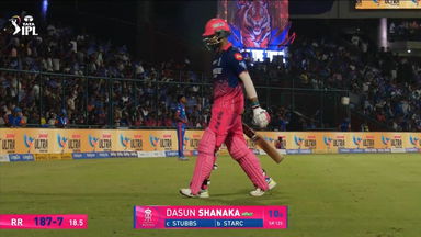 IPL 2026 M62: DC vs RR - Dasun Shanaka Wicket