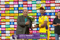 TATA WPL Green Dot Balls of the Match: Match 20, Delhi Capitals vs UP Warriorz, WPL 2026: Shikha Pandey
