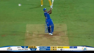M15: MI vs CSK – Kieron Pollard Six