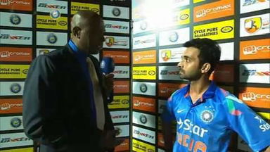 4TH ODI: IND vs WI  –   Interview – Ajinkya Rahane