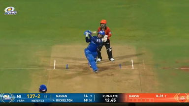 IPL 2026 M41: MI vs SRH - Ryan Rickelton Six