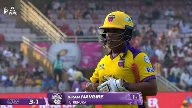 Wicket: Match 2, UP Warriorz vs Gujarat Giants, WPL 2026: Kiran Navgire Wicket