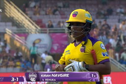 Wicket: Match 2, UP Warriorz vs Gujarat Giants, WPL 2026: Kiran Navgire Wicket