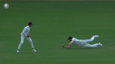 DULEEP TROPHY 2024, India A vs India B: Stunner! Nitish Kumar Reddy pulls off a brilliant catch to dismiss Mayank Agarwal