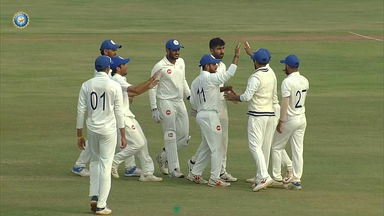 Ranji Trophy 2023/24, Gujarat vs Tamil Nadu: Tamil Nadu 2nd Innings Fall of Wickets