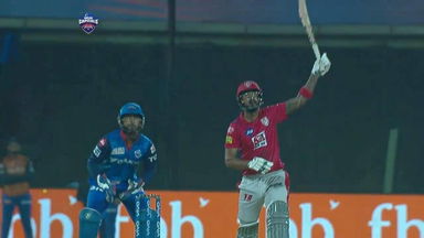 KL Rahul's twin one-handed sixes