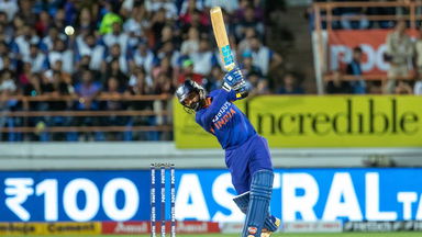 Dinesh Karthik's cracking fours to Nortje