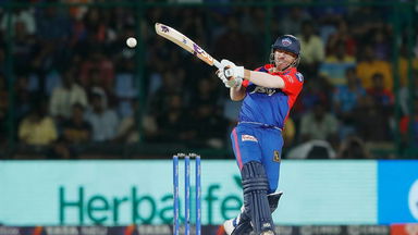 Warner leads from the front with 57(41)