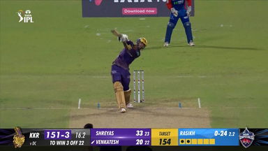 M47: KKR vs DC – Venkatesh Iyer Six
