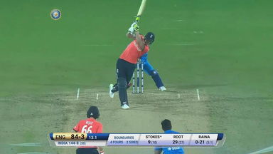 IND vs ENG 2017, 2nd T20I : Ben Stokes Six