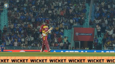 IND vs WI 2026, 1st T20I: Akeal Hosein Wicket