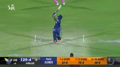M26: RR vs LSG – Nicholas Pooran Six