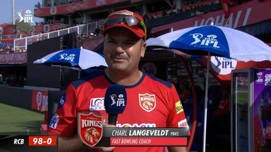 M27: PBKS vs RCB –   Charl Langeveldt  Interview