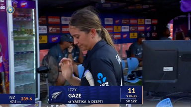 IND-W vs NZ-W 2024, 2nd ODI: Isabella Gaze Wicket
