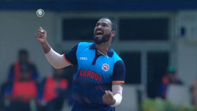 Syed Mushtaq Ali Trophy 2022, Baroda vs Saurashtra :  Fall of Wickets