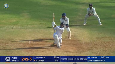 Ranji Trophy 2023/24, Mumbai vs Vidarbha, Final: Vidarbha 2nd Innings Super sixes