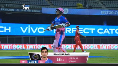 M04: RR vs PBKS – Riyan Parag Wicket