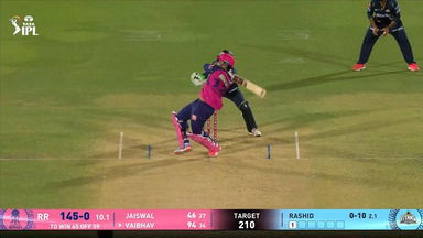 IPL 2025 M47: RR vs GT - Vaibhav Sooryavanshi Six