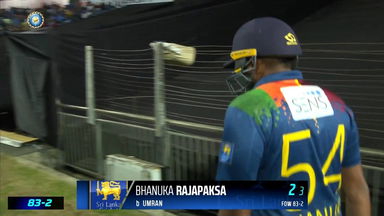 IND vs SL 2023, 2ND T20I: Bhanuka Rajapaksa  Wicket