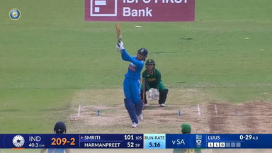 IND-W vs SA-W 2024, 2nd ODI: Smriti Mandhana Six