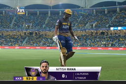 Final: CSK vs KKR – Nitish Rana Wicket