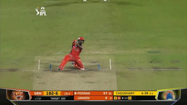 M46: SRH vs CSK – Nicholas Pooran Six