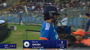 IND-W vs ENG-W 2023, 3RD T20I: Richa Ghosh Wicket