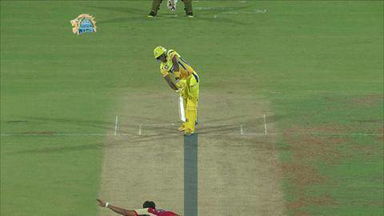 M16: CSK vs RCB – Dwayne Bravo Wicket