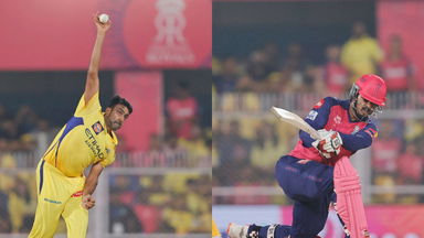 On the attack: Rana welcomes Ashwin with 6,6,4