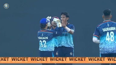 SMAT 2025, Jharkhand vs Karnataka: Fall of Wickets