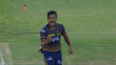 M54: KKR vs RR  – Fall of Wickets