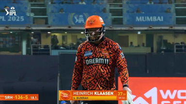 IPL 2025 M33: MI vs SRH - Heinrich Klaasen Wicket