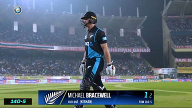 IND vs NZ 2023, 1ST T20I: Michael Bracewell  Wicket