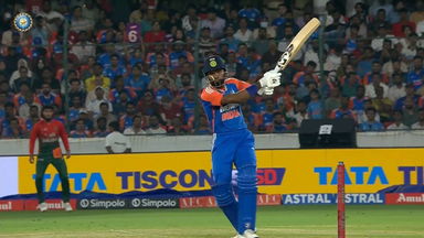 Hardik Pandya joins the party with stunning strokeplay