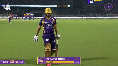 IPL 2026 M70: KKR vs DC - Tejasvi Singh Wicket